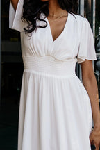 Birdie Maxi Dress | White