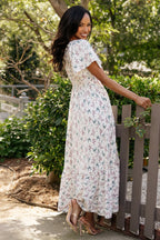 Joanie Smocked Dress | Cream Multi Floral