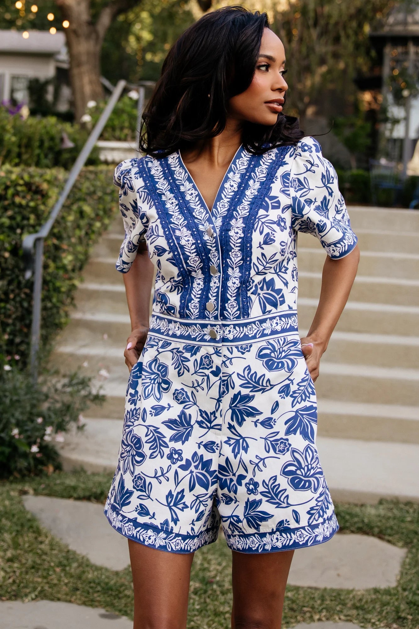 Rafaela Romper | Blue Print