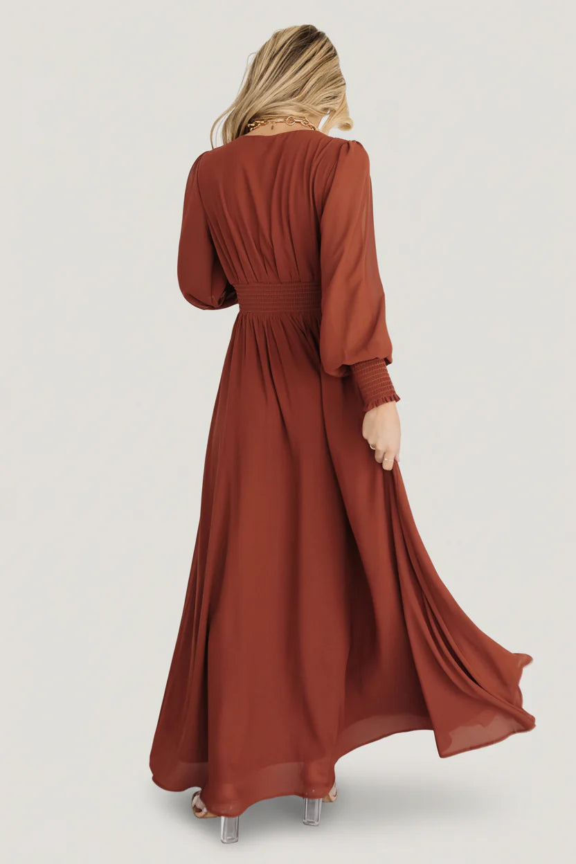 Olivia Maxi Dress | Cinnamon