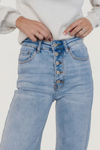 Brody High Rise Wide Leg Jeans | Light Wash