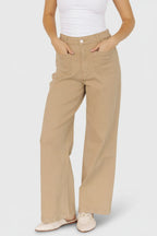 Emery Denim Pants | Natural