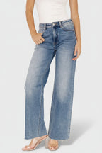 Noah High Rise Straight Leg Jeans | Medium Wash