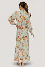 Luciana Maxi Dress | Sage Multi