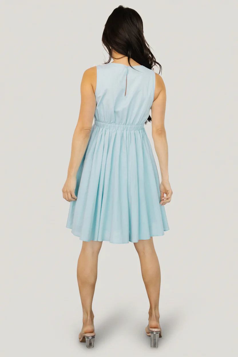 Halsey Short Dress | Light Blue
