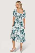 Cadence Midi Dress | Jade Floral