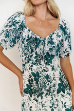 Cadence Midi Dress | Jade Floral