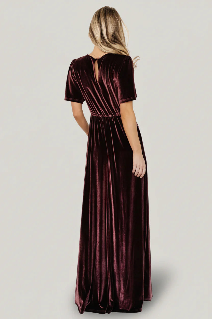 Vivian Velvet Maxi Dress | Clove