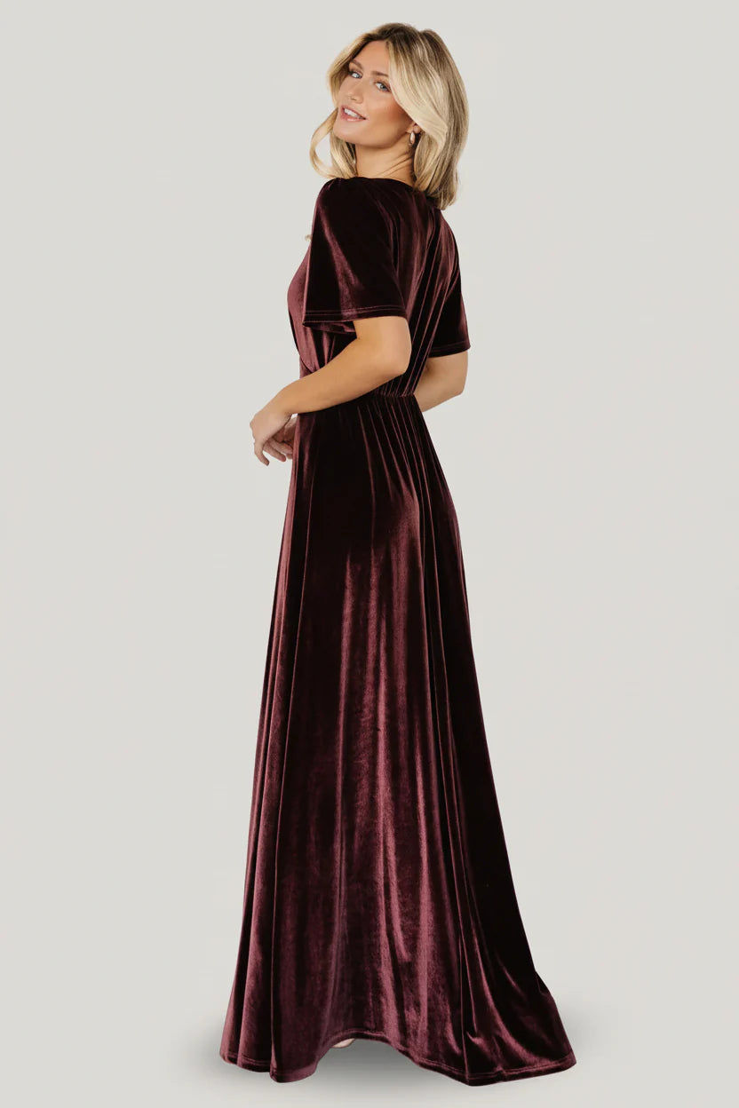 Vivian Velvet Maxi Dress | Clove