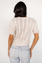 Darby Sweater Top | Cream