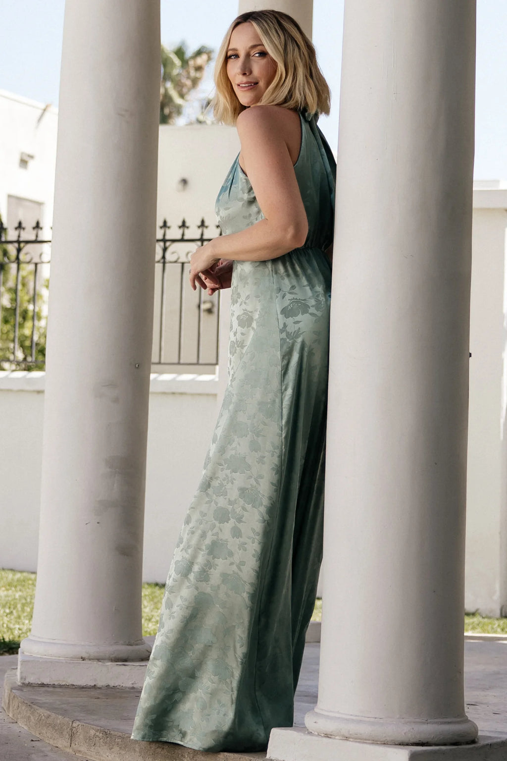 Milan Halter Maxi Dress | Sage