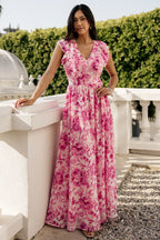 Margie Maxi Dress | Pink Floral