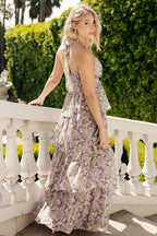 Louanne Halter Dress | Lavender Floral