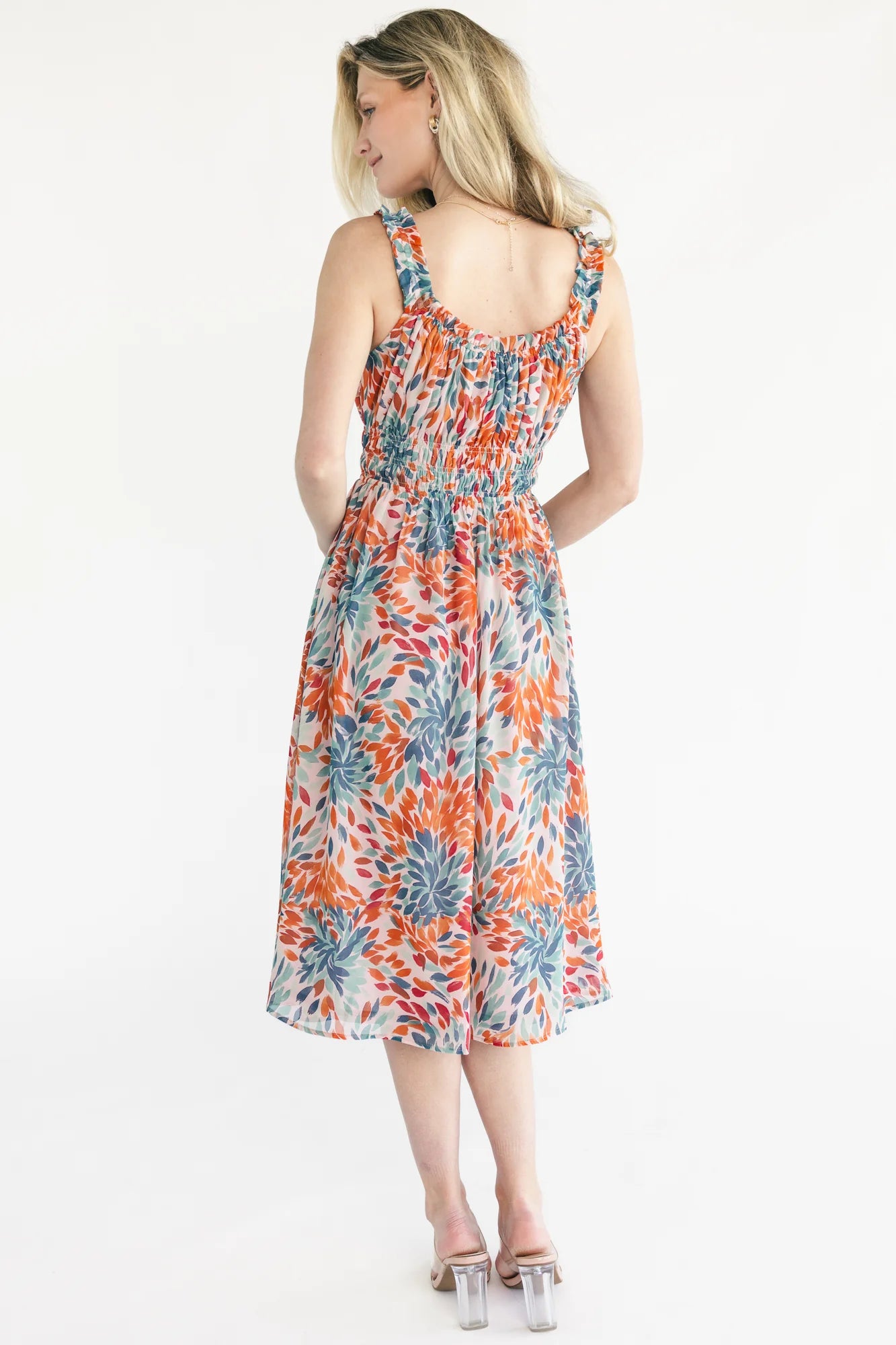 Marni Midi Dress | Blush Multi