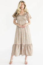 Rosie Smocked Dress | Sage Floral