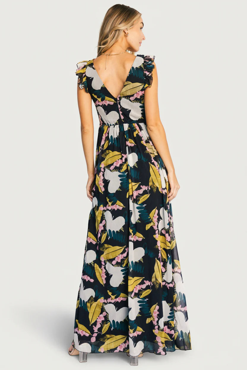 Esperanza Maxi Dress | Black Multi