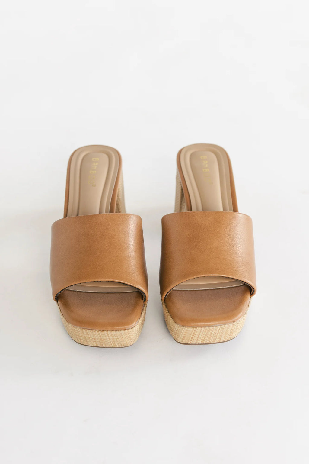 Adenine Platform Chunky Heel | Tan