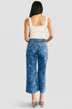 Cádiz Mid Rise Relaxed Jeans | Medium Floral Wash