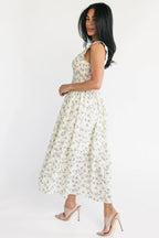 Fawn Midi Dress | Cream + Lavender Floral