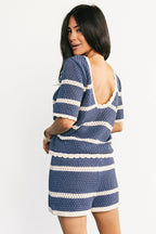 Playa Crochet Set | Blue + Natural