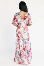 Sevilla Mesh Maxi Dress | Berry Multi Floral