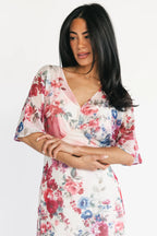Sevilla Mesh Maxi Dress | Berry Multi Floral
