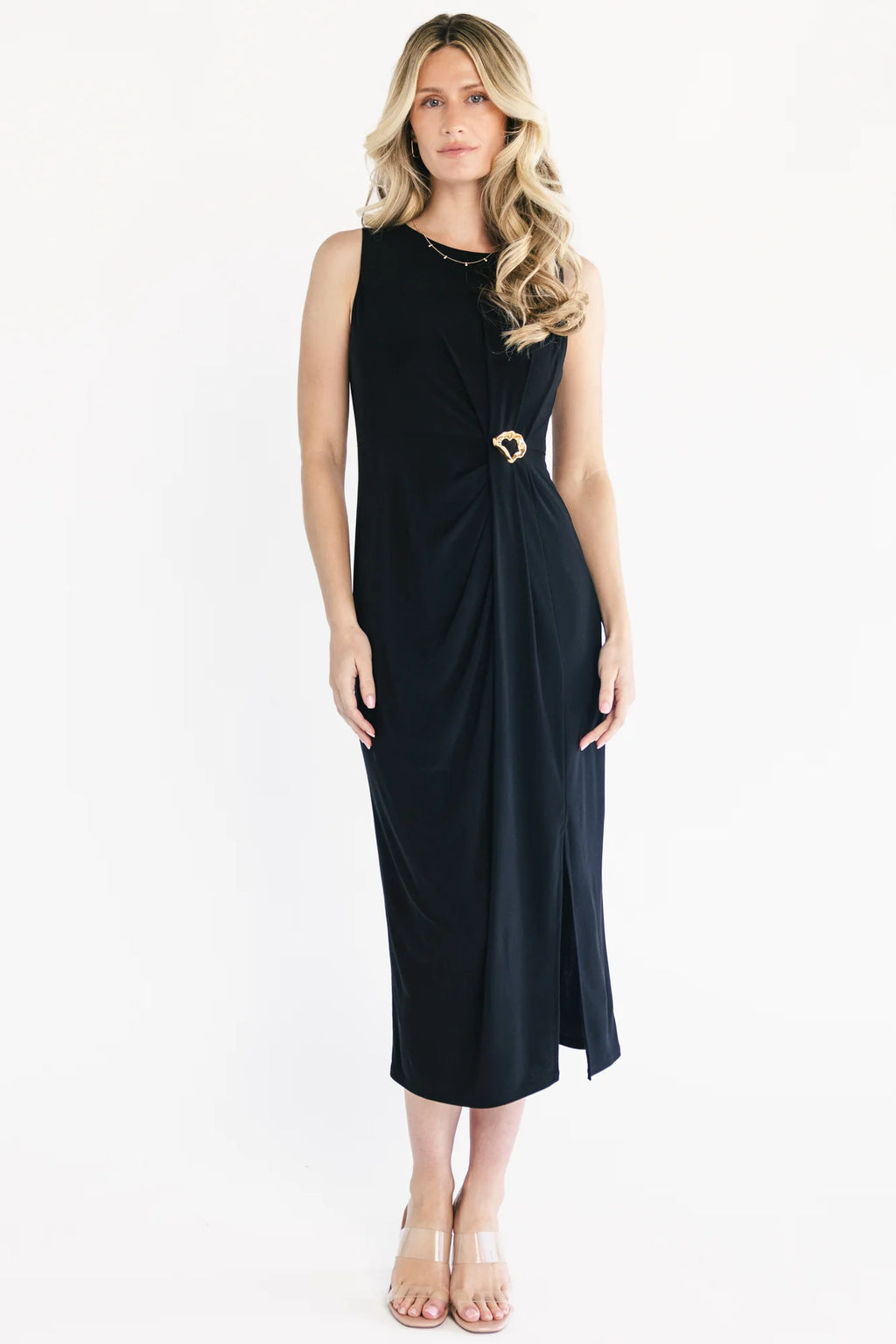 Novara Midi Dress | Black