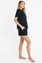 Blaire Short Pajama Set | Black