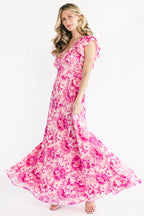 Margie Maxi Dress | Pink Floral