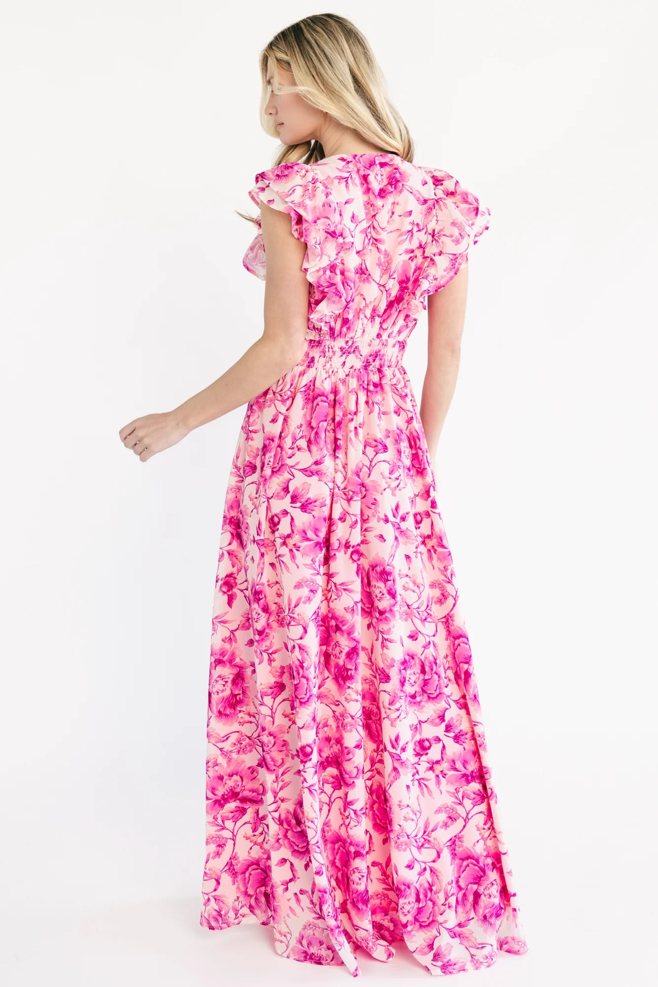 Margie Maxi Dress | Pink Floral