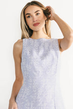 Yvonne Sleeveless Short Dress | Light Blue Floral
