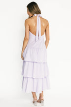 Savannah Tiered Maxi Dress | Light Purple