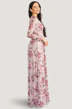 Fable Mesh Maxi Dress | Dusty Blush Mauve