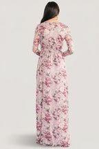 Fable Mesh Maxi Dress | Dusty Blush Mauve