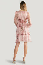 Zoemy Short Dress | Dusty Rose Floral
