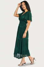 Milena Midi Dress | Green