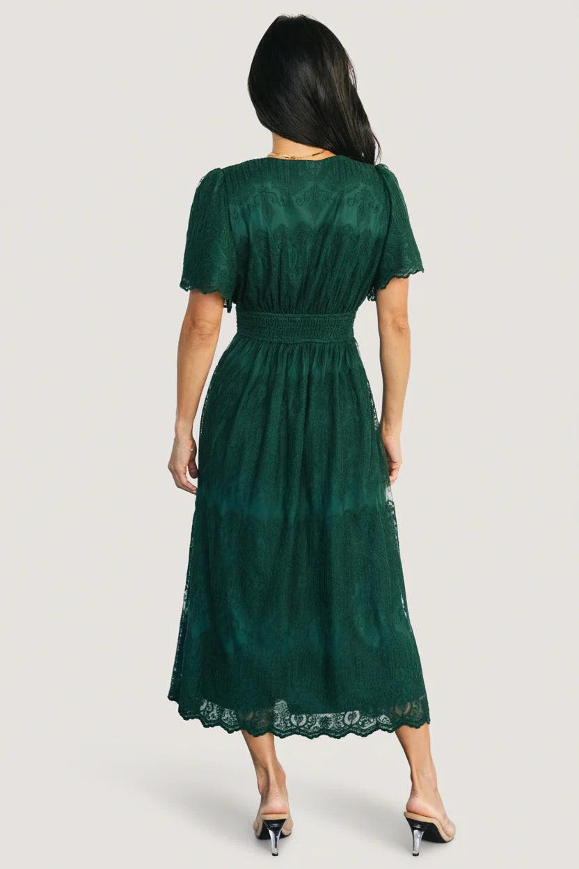 Milena Midi Dress | Green