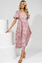 Graceland Maxi Dress | Pink + White Floral