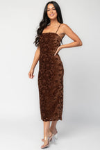 Kensington Lace Midi Dress | Espresso