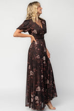 Whitney Mesh Maxi Dress | Clove Floral