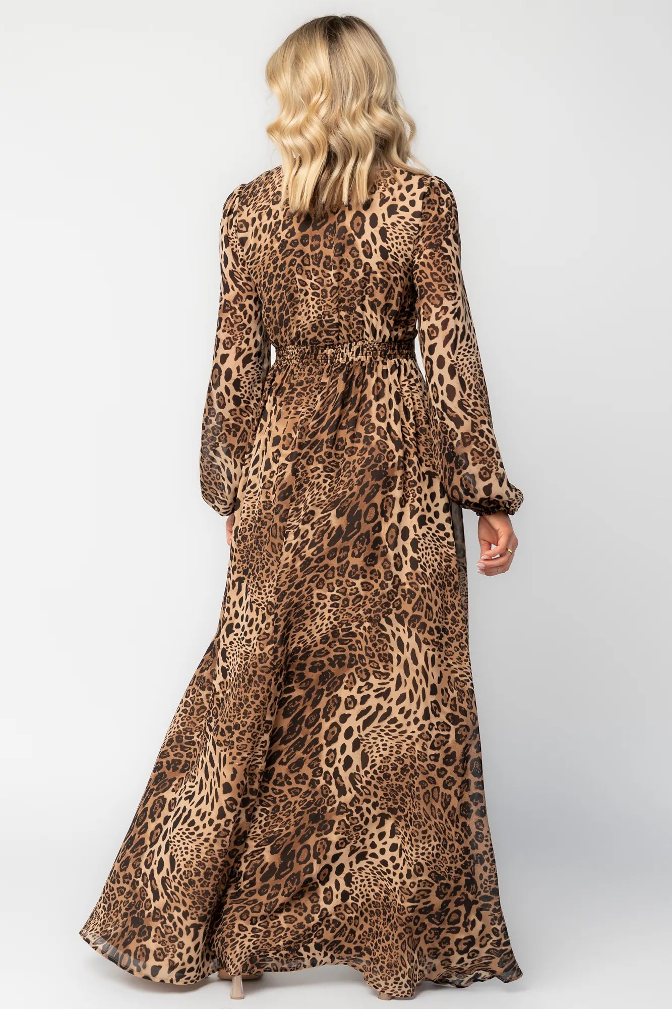 Tribeca Front Tie Maxi Dress | Animal Print