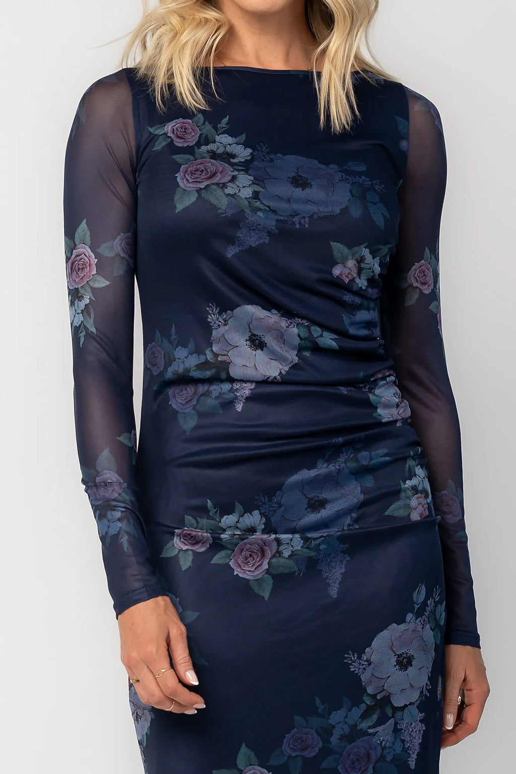 Isadora Maxi Dress | Dark Blue Floral