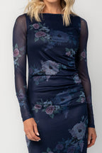Isadora Maxi Dress | Dark Blue Floral