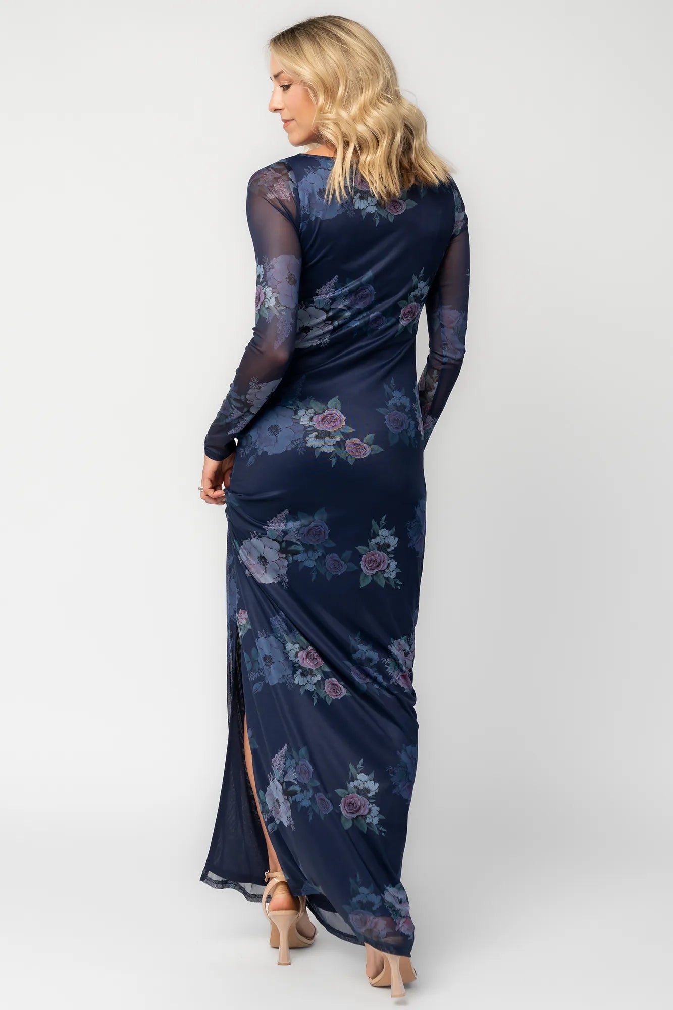 Isadora Maxi Dress | Dark Blue Floral