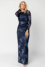 Isadora Maxi Dress | Dark Blue Floral
