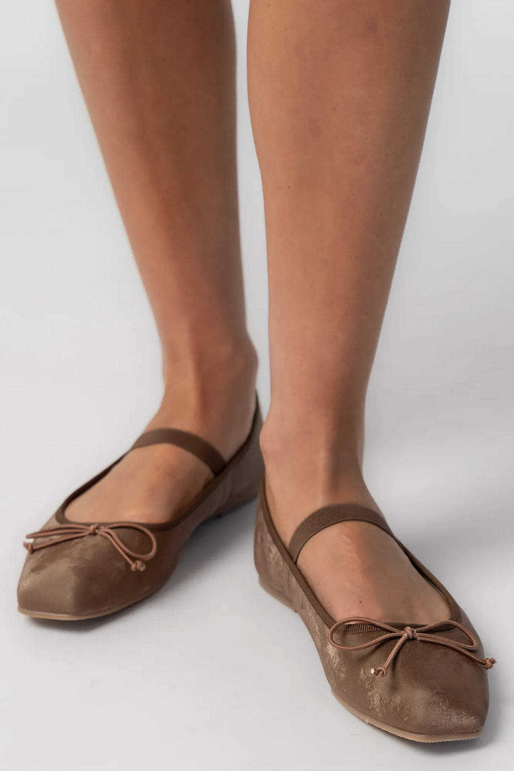 Elsie Mary Jane Ballet Flats | Mocha