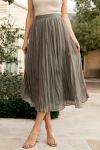 Cyra Midi Skirt | Sage