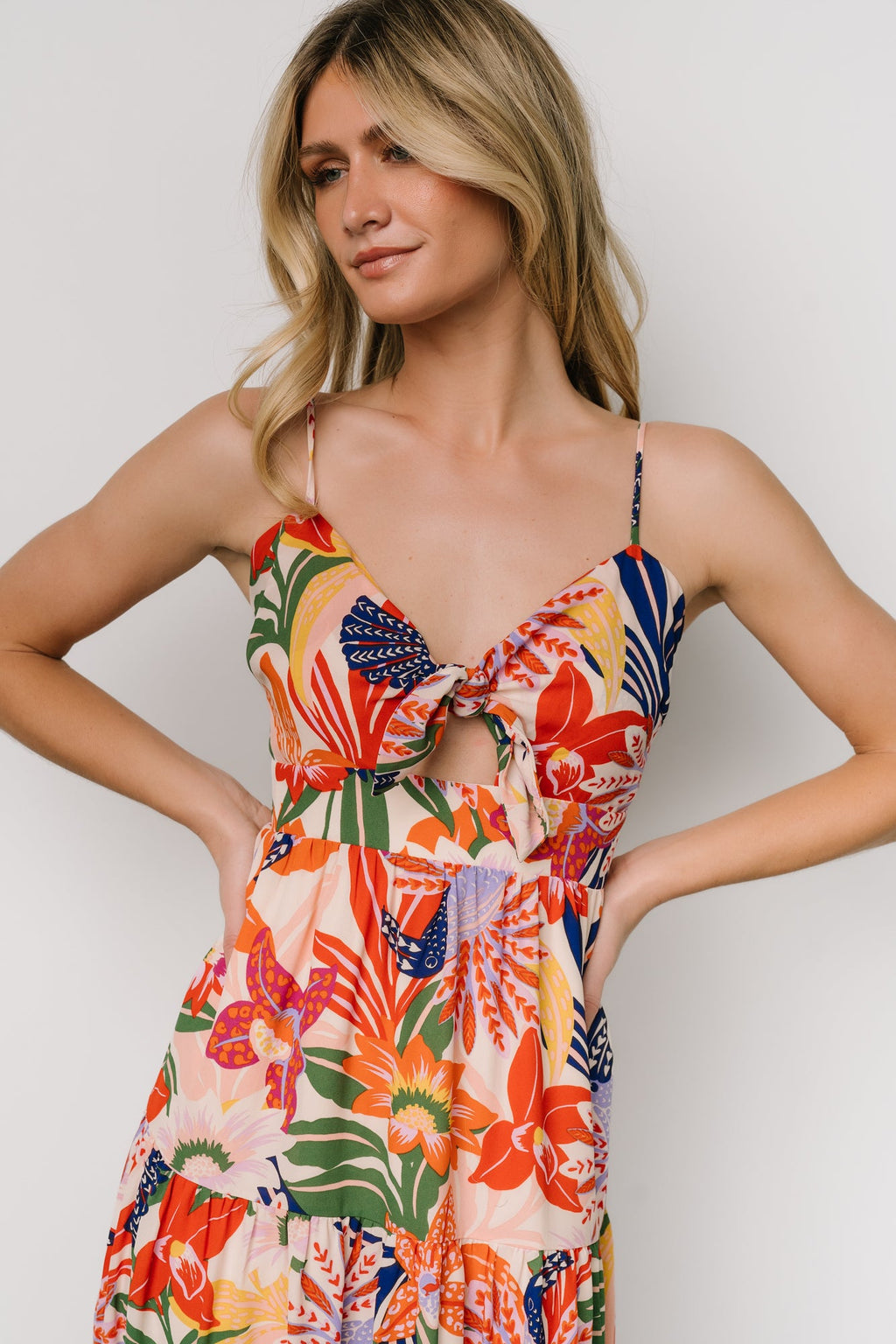 Jaide Midi Dress | Multi Print