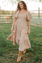 Fauna Lace Top Dress | Natural