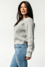 Zadie Striped Sweater | Ivory + Olive